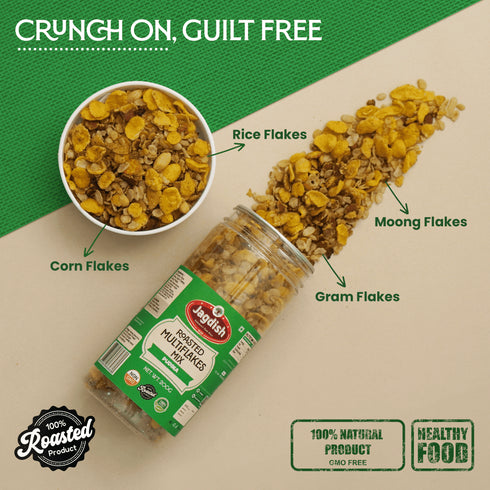Jagdish Roasted Multi Flakes Mix |Pudina